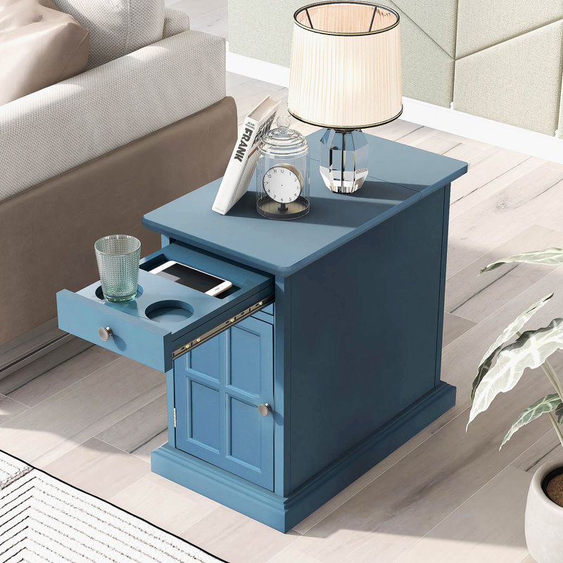 Table d'appoint Classic Vintage Livingroom, Antique Navy