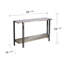 Console Thornsett avec plateau en miroir
