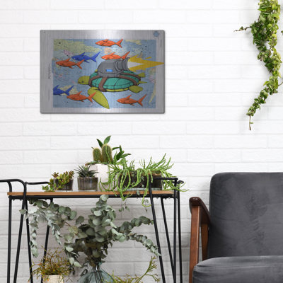 Trinx 'Making Good Time' by Ric Stultz, Metal Wall Art