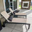 Ensemble de chaises longues inclinables 74,02 po-68745286