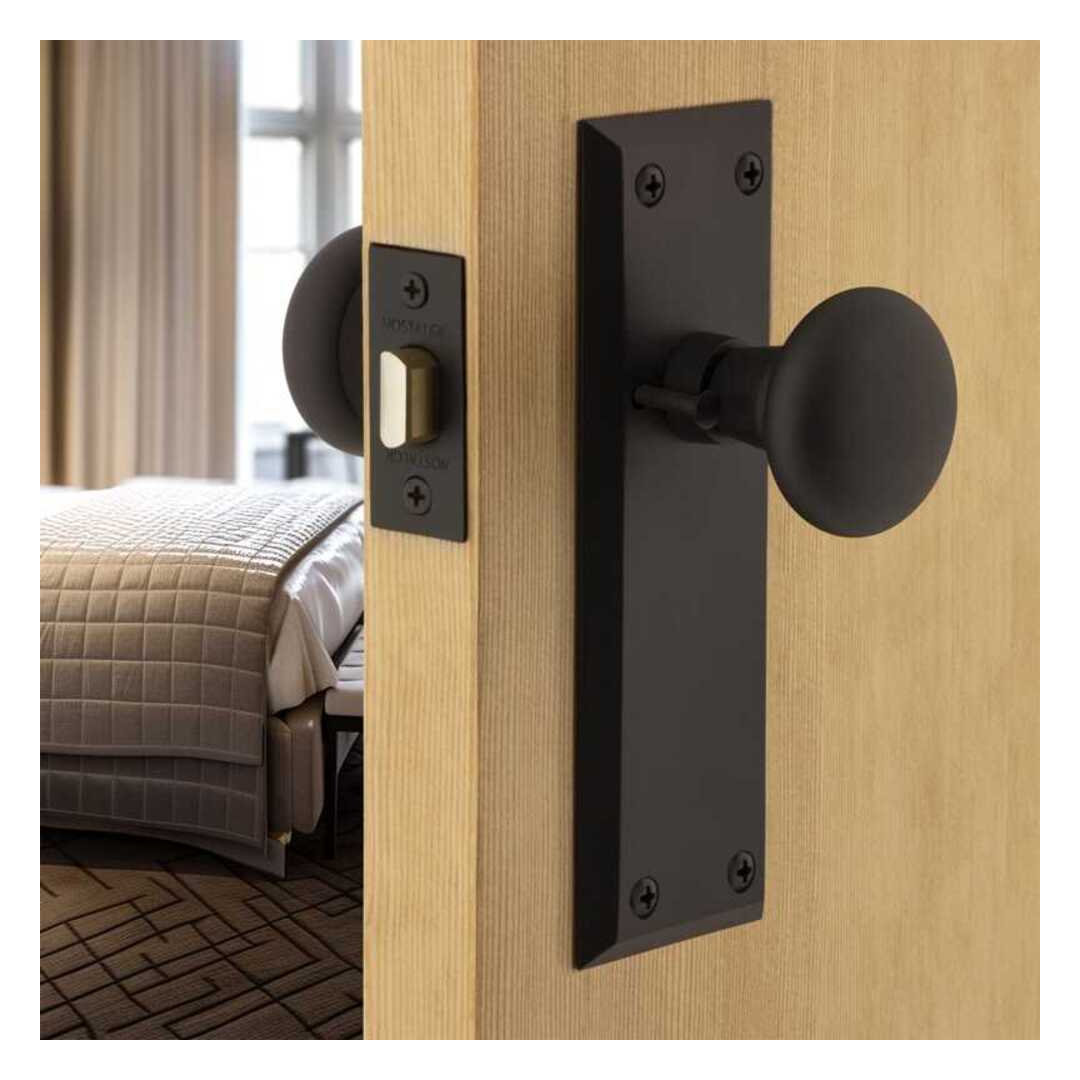 New York Plate with New York Door Knob