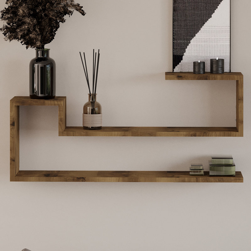 Floating Shelf, Nut Tree