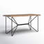 Bureau réversible en bois massif Elidge