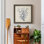Coral Trio In Indigo III - Cadre photo, reproduction d'art sur toile