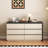 114.56 Inch Multifunctional Storage Desk With Drawers Extended Countertop Vanity Writing Desk