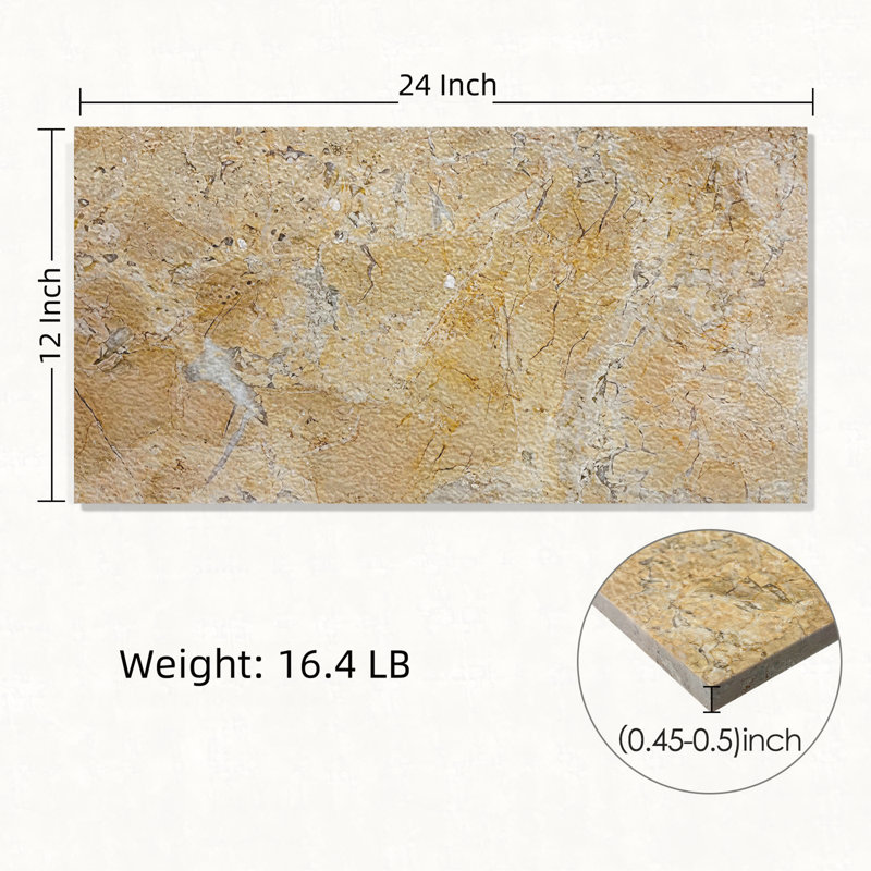 12 x 24 marbre de Carrare, marbre, marbre naturel, pour le mur et le sol, carrelage en marbre poli, 1 boîte 4 pièces
