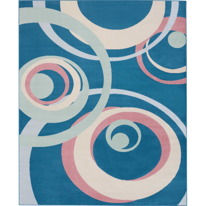 Lindall Abstract Indoor Rug, Rectangle 5'3" x 7'3"
