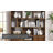 Transmit 59" Bookcase With Sliding Doors In Walnut-108574830