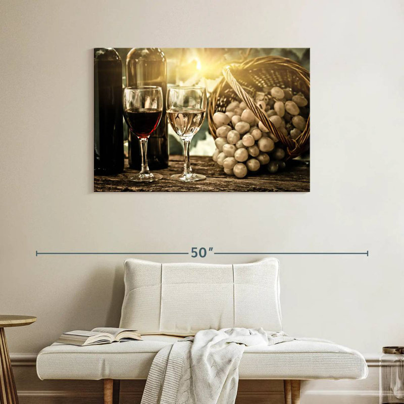 Yarlin Spring Vineyard Wine, 26" H x 39" W