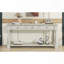 Console de 63 pouces de style méditerranéen avec 3 tiroirs et tablette (blanc antique)-33330627