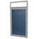 Ghent Enclosed Cabinet Vinyl Small - 2' - 4' Bulletin Board