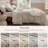 Bedsure 100% Washed Cotton Duvet Cover Oversized King Set –Minimalist Cotton Beding Set For All Season(Set of 3)-125402777-125402769