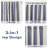 Chris Striped Linen Blend Textured Light Filtering Semi Sheer Rod Pocket Back Tab Curtains-454050314-454050306