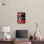 «Red Bold Sneaker and Car Shadowbox», impression d'art mural par Art Remedy-115121336-115121337