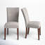 Chaise Parsons blanc cassé / gris Lancaster