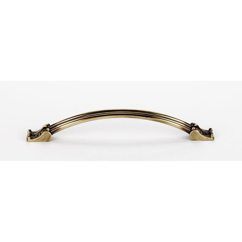 Fiore Arch Pull, Polished Antique
