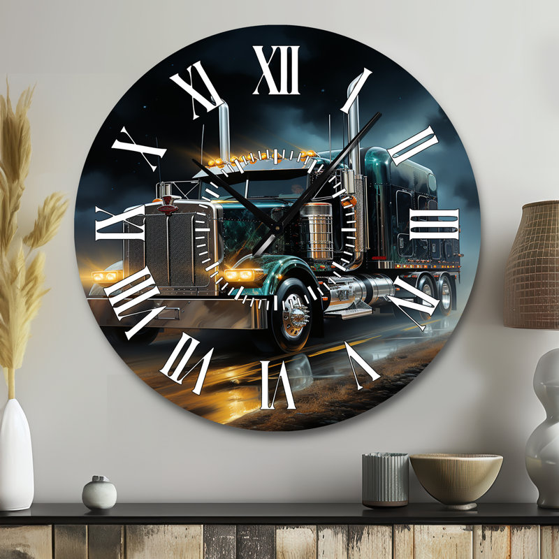 Horloge murale Semi Truck, Grand