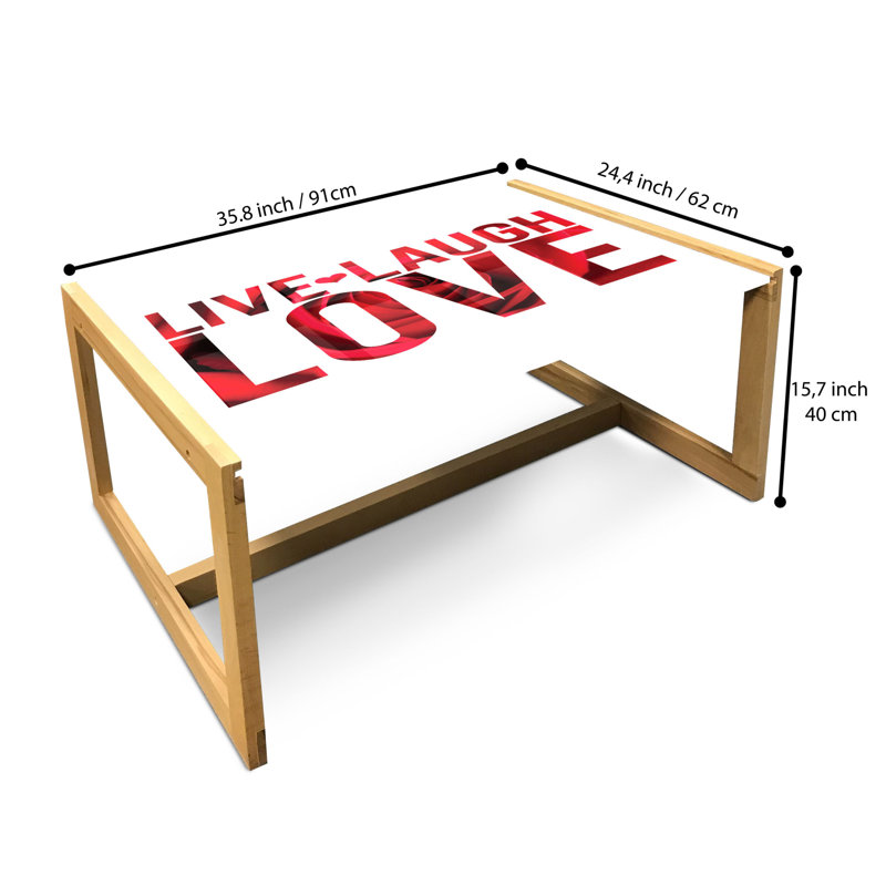 Jabraun Sled Coffee Table, 90cm H x 62cm W x 40cm D