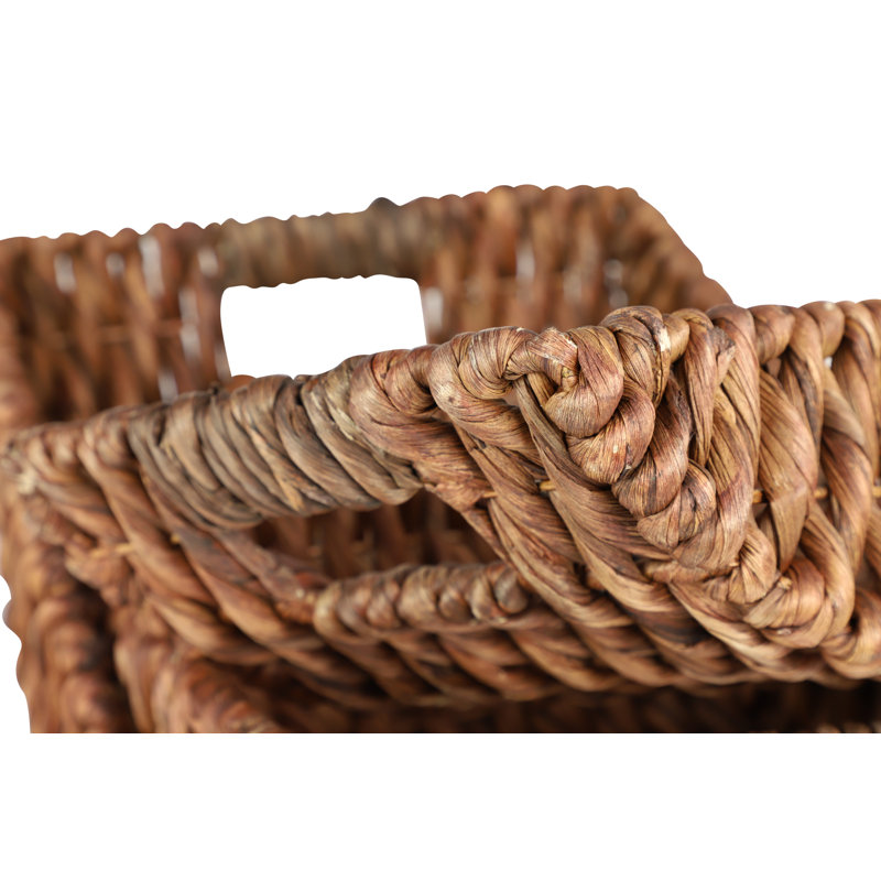 Gracie Oaks Wicker Box