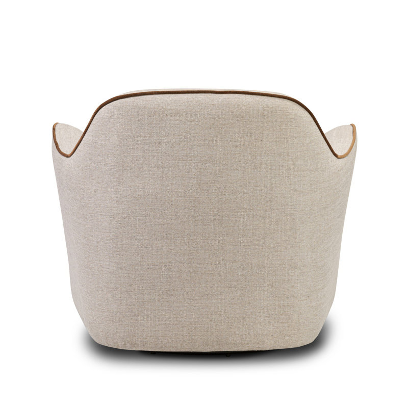 Bethany Swivel Chair-Alcala Wheat, Alcala Wheat Polyester Blend