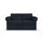 Lockheart 64” 3-Seat Modular Sofa Blue Roll Arm-126757861
