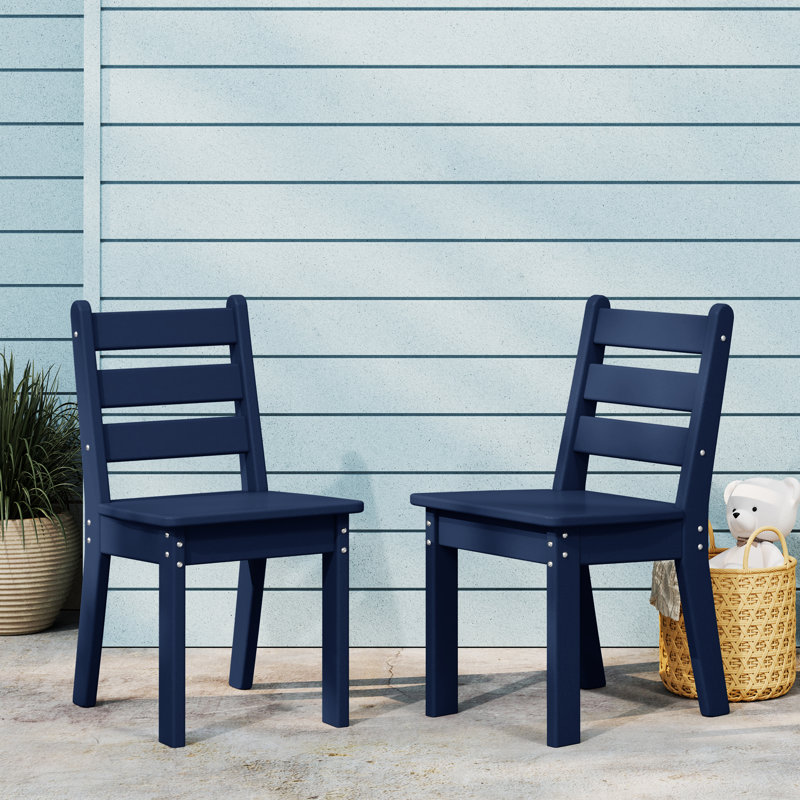 Chaise de salle à manger pour enfants, Bleu
