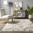 Leena Intertwined Circles High/low Area Rug-626603773