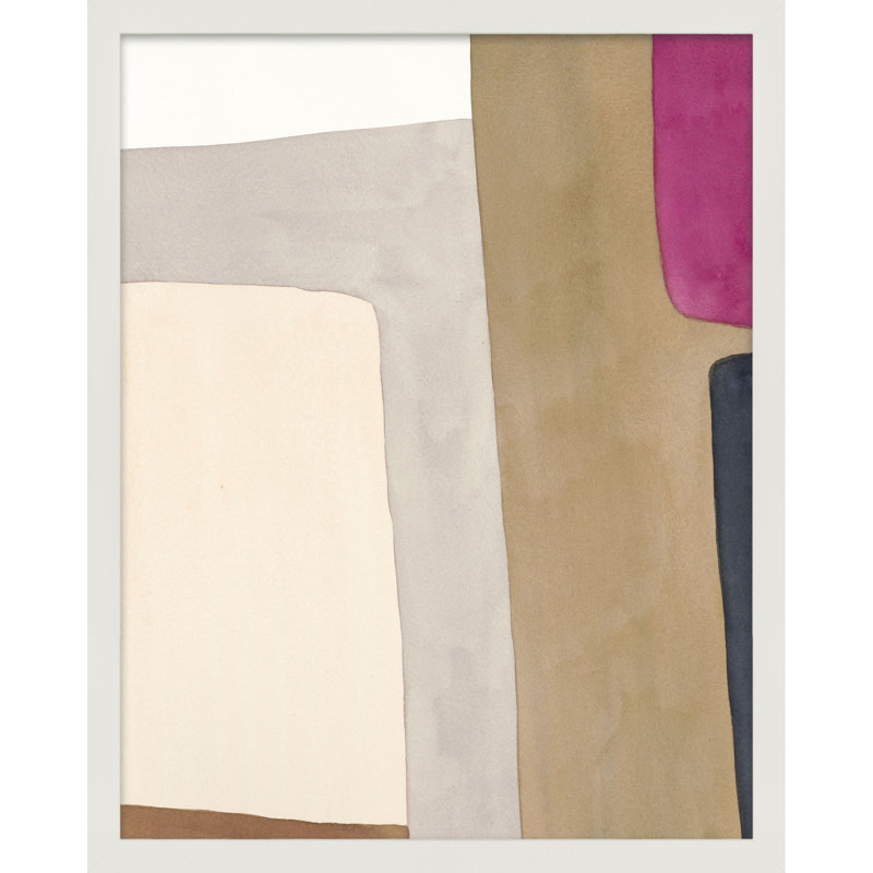 A Highlight of Fuchsia Print by Julia Balfour, White Framed Canvas, 25" H x 20" W x 1.4" D
