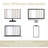 Wadiya Pinch Pleated Linen Textured Kitchen Valance Light Filtering Valance-1434522073-1434521892