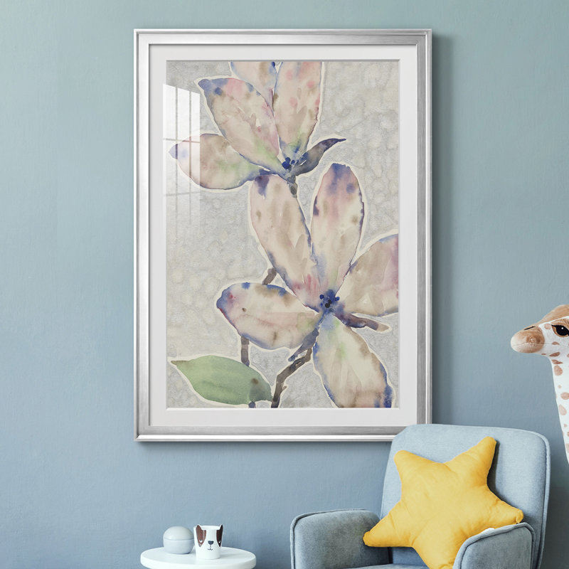 Blossom Study I - Reproduction, Chrome, H 30,5 po x l 22,5 po x P 1 po