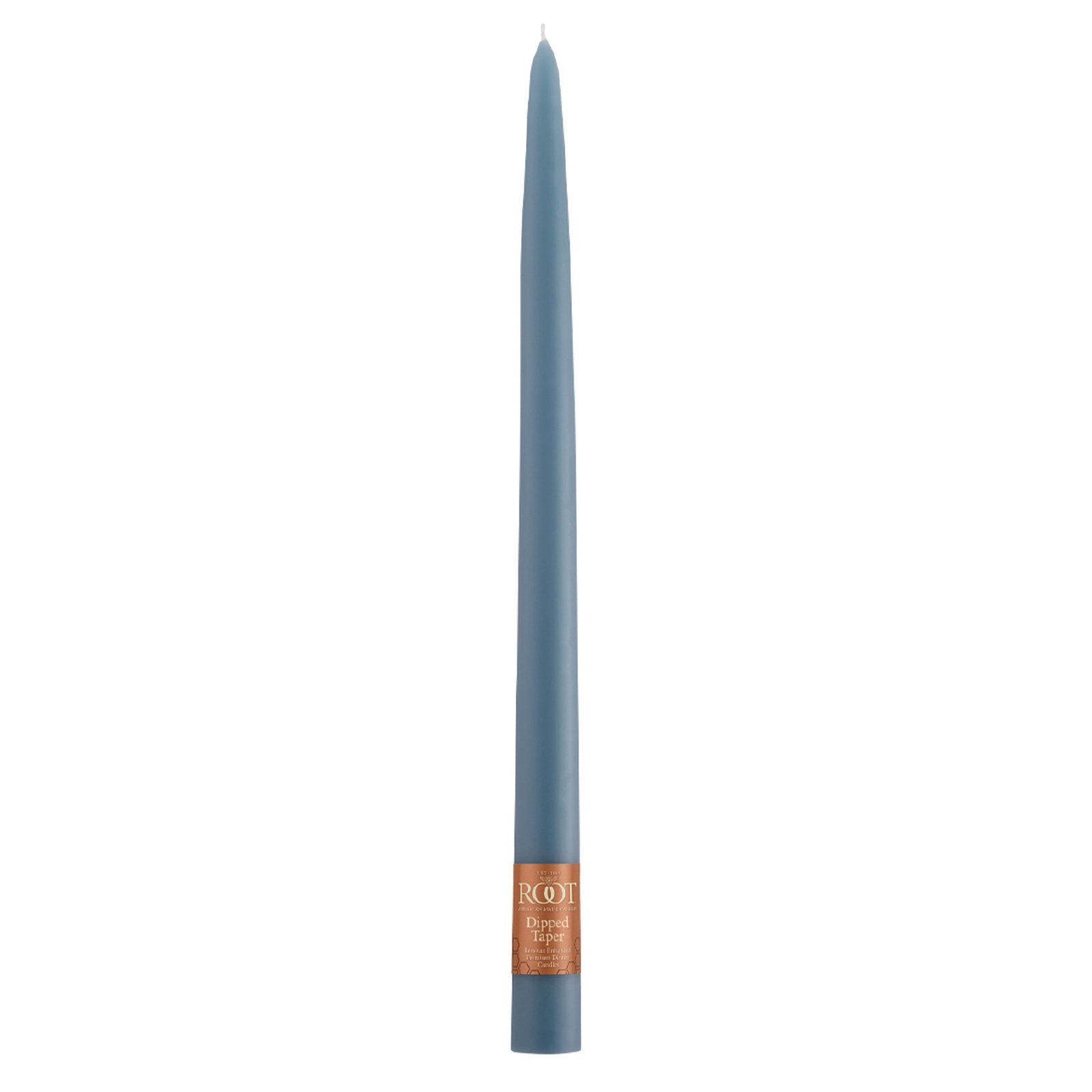 Unscented Taper Candle Set, 12" H x 0.88" W x 0.88" D, Blue