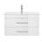 White Gloss Wall-Mounted Bathroom Vanity-340298025
