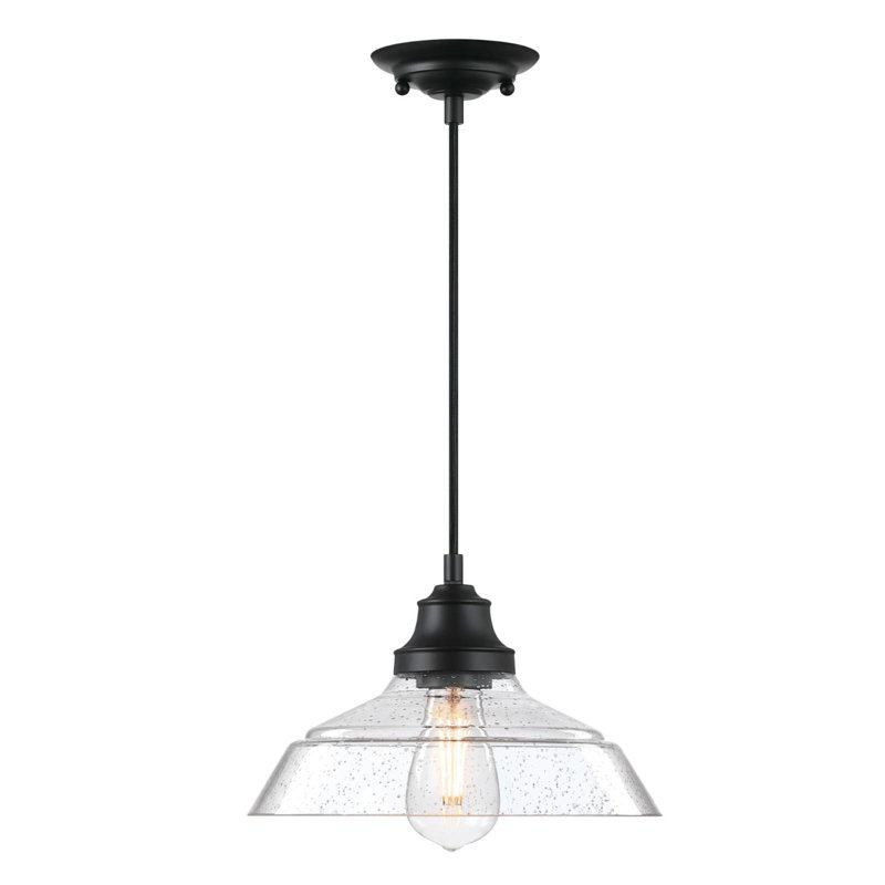 Luminaire suspendu Iron Hill, Noir mat