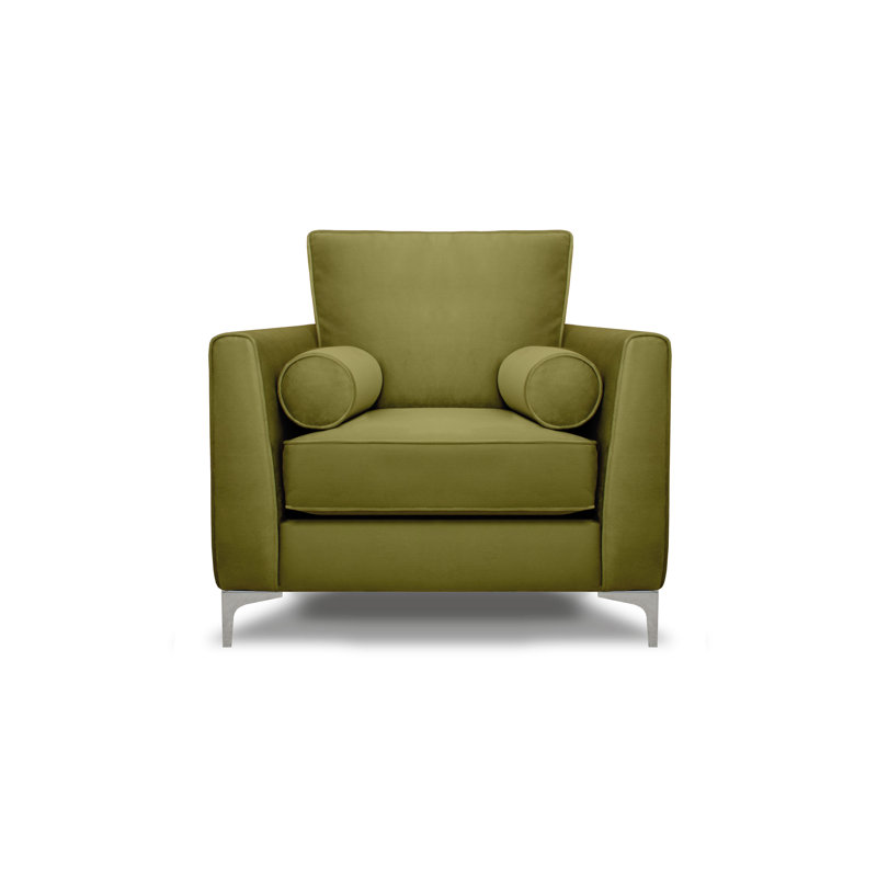 Kyle Upholstered Armchair, Green