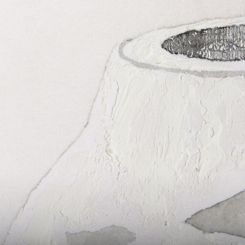 «Vessel I a Hand Hand», reproduction d'art encadrée texturée mat sous verre, VesseI II