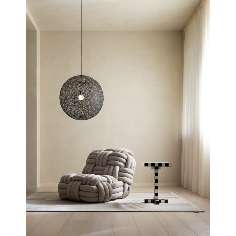 Knitty Armchair, Caviar Graphite