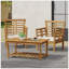 2 CHAISES CLUB CAYDON + TABLE