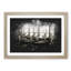 Docked Gondolas In Venice Italy Paint Splash - Framed Print-56915660-56915663