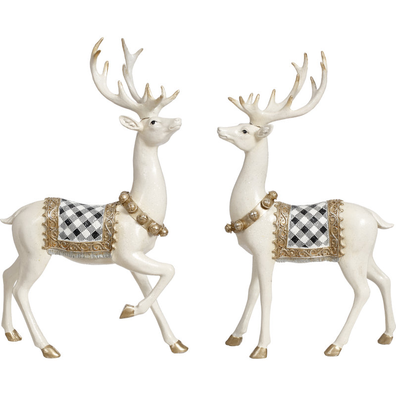 Christmas Elegant Plaid Deer