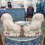 Paire de figurines de feuilles de tabac style Staffordshire