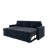 85.8" Pull Out Sleeper Sofa L-Shaped Couch Convertible Sofa Bed with Storage Chaise And Storage Racks-915537455