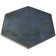 Mandalay Hex 9.13 in. x 10.51 in. Polished Concrete Look Porcelain Floor and Wall Tile