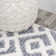 Scituate Retro Trellis High-Low Cream/Gray Rug
