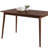 47 Inch Wooden Dining Table, Rectangular Kitchen Table Home Furniture for Small Spaces, Modern Dining Room Table for Kitchen, Apartment and Compact Dining Areas-254611224