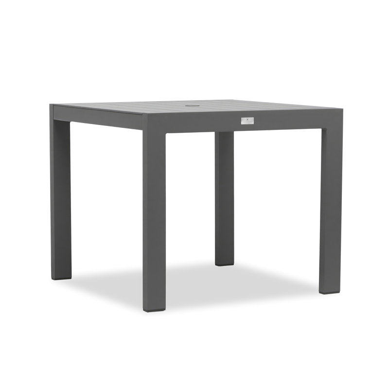 Dune Outdoor Square Dining Table, Slate