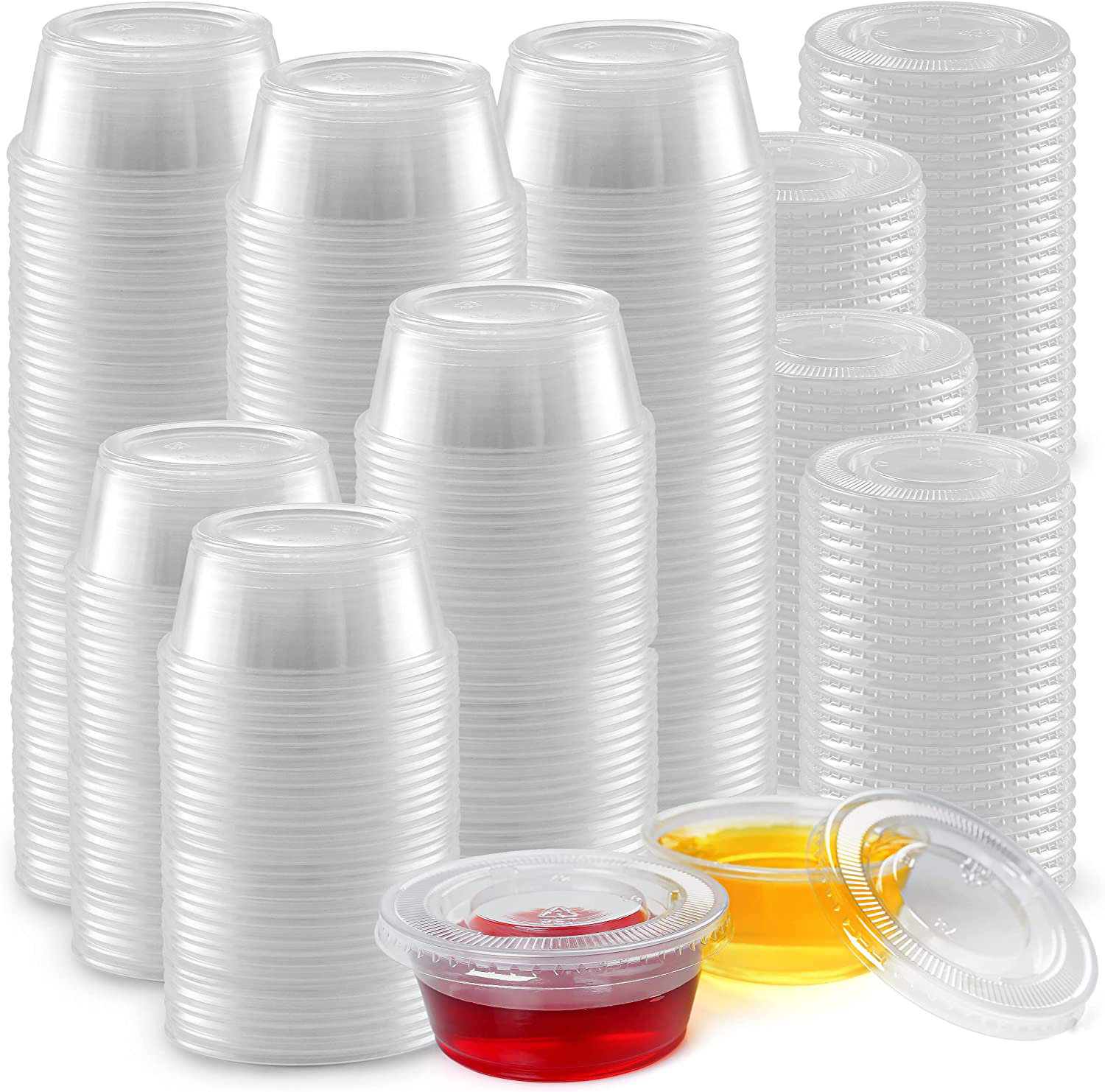 Zulay Kitchen Disposable Plastic Cups for 200 Guests