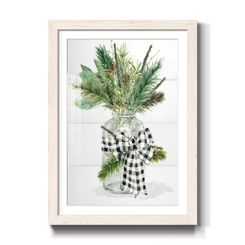 Evergreen - Imprimé, H 37,5 po x l 27,5 po x P 1,5 po, Blanc