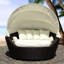 Ines 164cm Wide Patio Daybed with Cushions