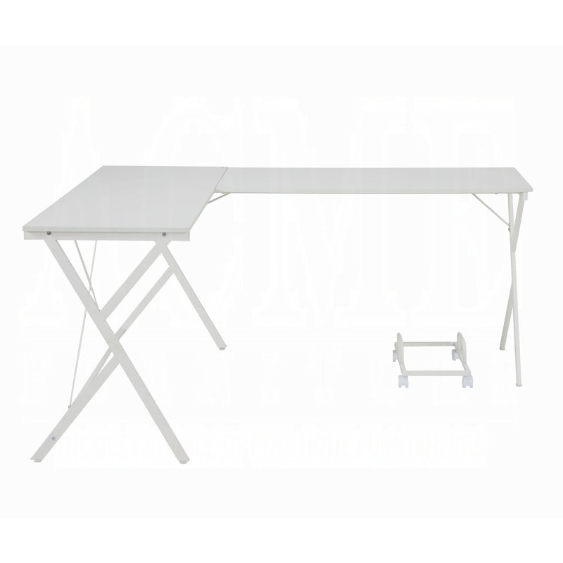 Avelyn Computer Desk, White