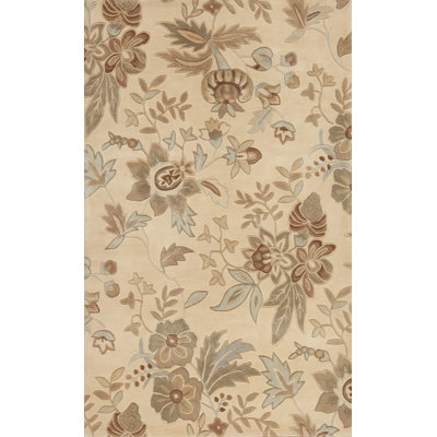 Hand Knotted Wool Area Rug